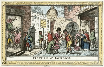 Cruikshank - obrázek zařízení London od Unbekannter Künstler