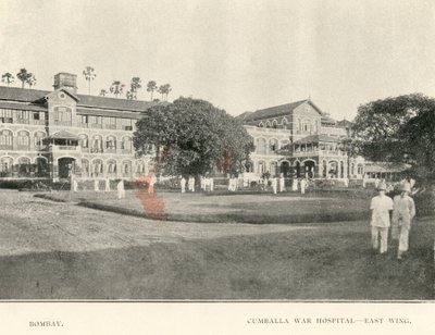 Válečná nemocnice Cumballa , cca 1900 (foto) od Unbekannter Künstler