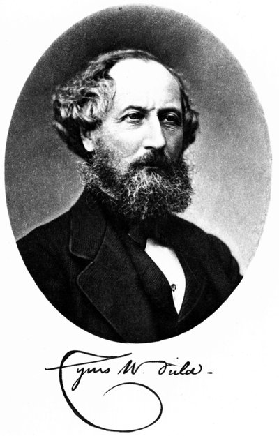 Cyrus W Field, americký finančník a podnikatel, c 1875 od Unbekannt