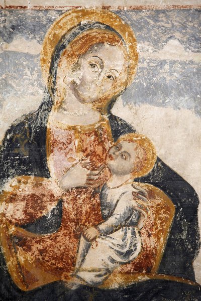 Čerstvě zchátralé v kostele Santa Maria dell