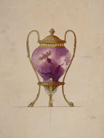 Design pro secesní skleněný brule-parfém, House of Carl Faberge od Unbekannt