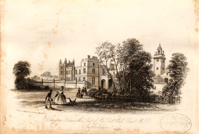 Drayton Bassett - "Drayton Manor" : rytina od Unbekannt
