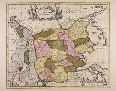 Ducatus Sleswicensis pars septentrionalis od Unbekannter Künstler