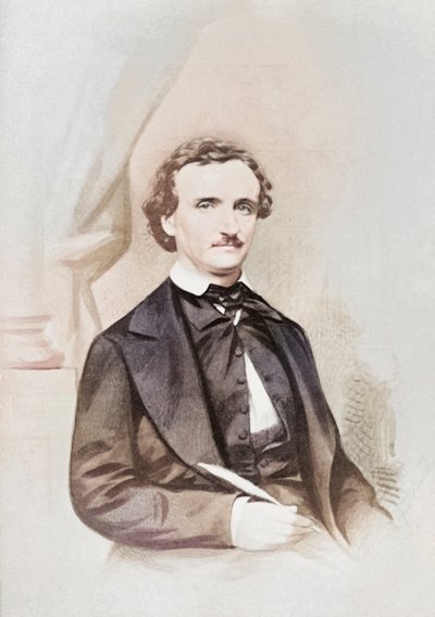 Edgar Allen Poe. 19. Jahrhundert (Foto) von 