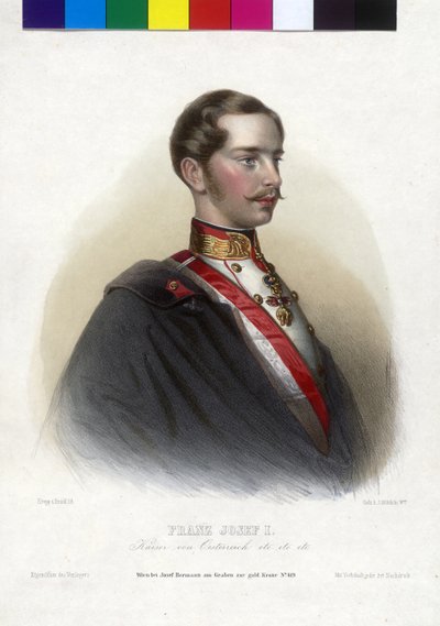 Rakouský císař František Josef I. od Unbekannter Künstler