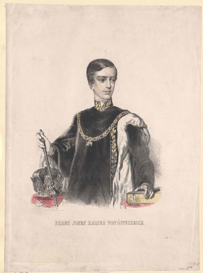 Rakouský císař František Josef I. od Unbekannter Künstler