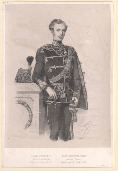 Rakouský císař František Josef I. od Unbekannter Künstler