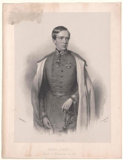 Rakouský císař František Josef I. od Unbekannter Künstler