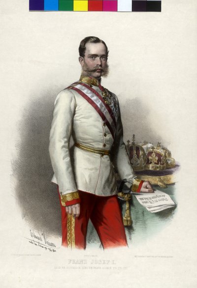 Rakouský císař František Josef I. od Unbekannter Künstler