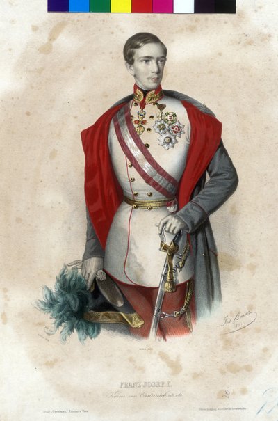 Rakouský císař František Josef I. od Unbekannter Künstler