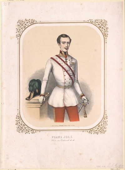 Rakouský císař František Josef I. od Unbekannter Künstler