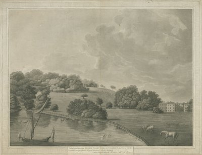 Enville Hall: rytina akvatinty a [? 19. století] od Unbekannt