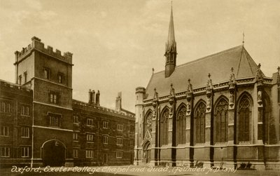 Exeter College, Oxford od Unbekannter Künstler