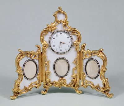 Stolní hodiny ve stylu Faberge Louis XV od Unbekannt