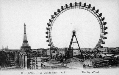 Ruské kolo, Paříž - 1900 Exposition Universelle od Unbekannter Künstler
