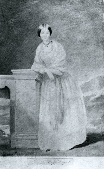 Florence Nightingale, anglická zdravotní sestra a reformátorka nemocnice, c 1860 od Unbekannt