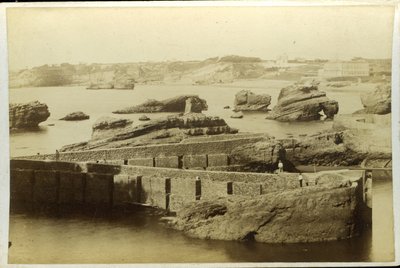 Francie, Aquitaine, Pyrenees-Atlantiques (64), Biarritz: Rozvoj rybářského přístavu od Unbekannter Künstler