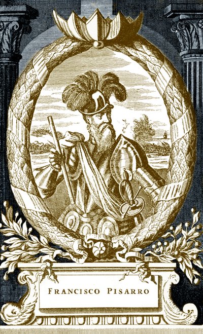 Francisco Pizarro od Unbekannter Künstler