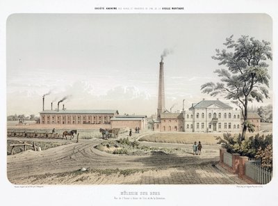 General Industrial Scenes Zinc pracuje v Mulheim an der Ruhr, Německo od Unbekannt