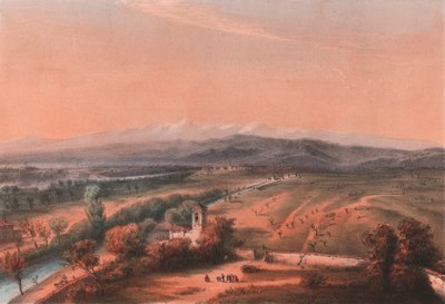 Celkový pohled na bojiště Magenta, Lombardie od William M. Timlin