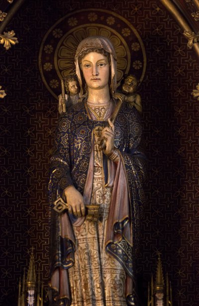 Genevieve, patronka Paříže. Eglise Saint Etienne du Mont, Paříž 2020 od Unbekannter Künstler