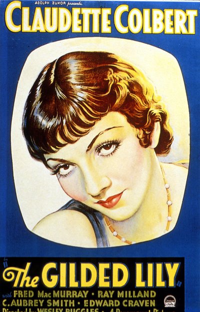 Zlacená Lily de WesleyRuggles s Claudette Colbert 1935 od Unbekannt