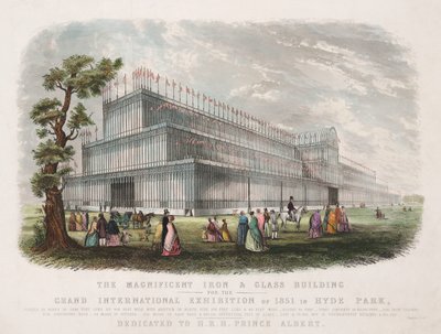 Velká výstava 1851 The Crystal Palace, Londýn od Unbekannt