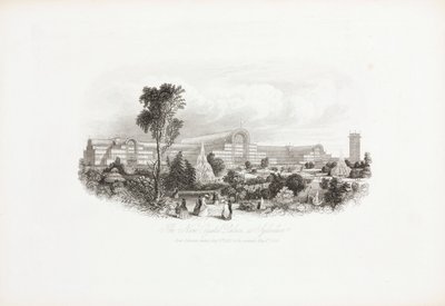 Velká výstava 1851 „Nový křišťálový palác v Sydenhamu“ od Unbekannter Künstler