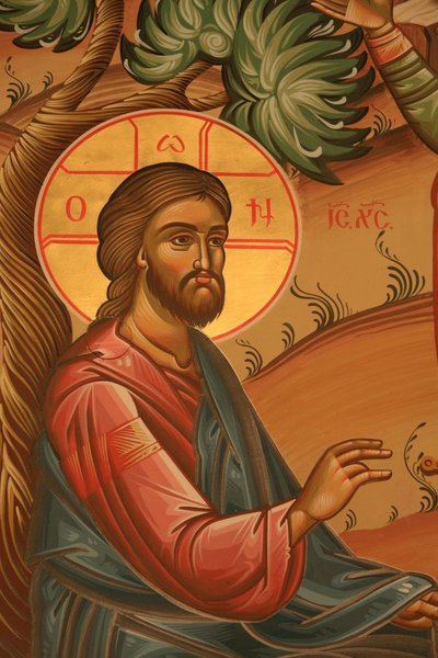 Řecká ortodoxní ikona zobrazující Ježíše v Olivové zahradě Thessaloniki Řecko od Unbekannt