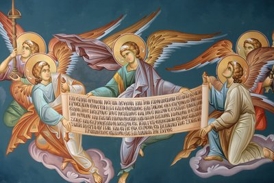 Řecká ortodoxní ikona detail Thessaloniki Řecko od Unbekannt