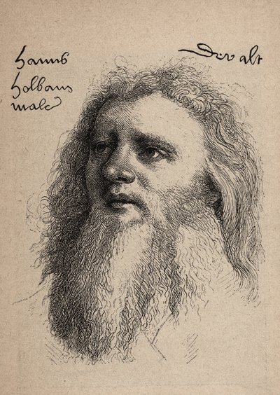 Hans Holbein starší 1460-1524 - Autoportrét - Hans Holbein starší - Autoportrét. od Unbekannt