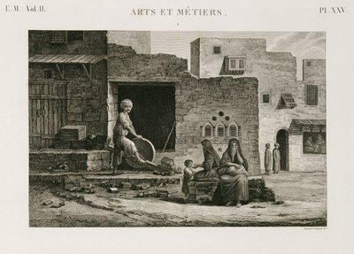 Železářské zboží a železářství Bruska na nože, Egypt, c 1798 od Unbekannt