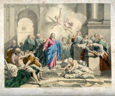 Uzdravení v Bethesdě - Bible, Nový zákon od Unbekannter Künstler