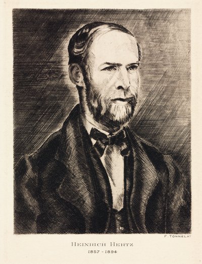 Heinrich Hertz, německý fyzik, konec 19. století od Unbekannt