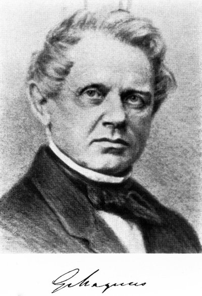 Heinrich Magnus, německý chemik a fyzik, polovina 19. století od Unbekannt