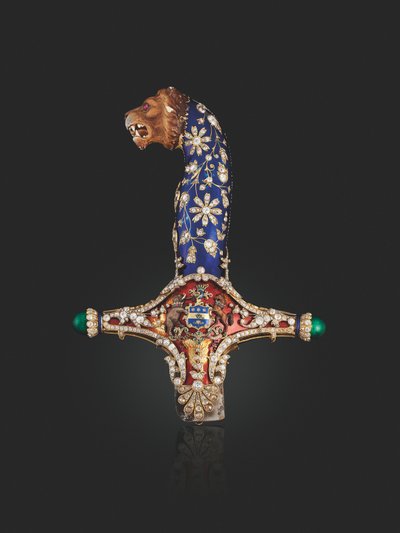 Hill of the State Sword of Maharaja Jagatjit Singh of Kapurthala, c.1900 od Unbekannt