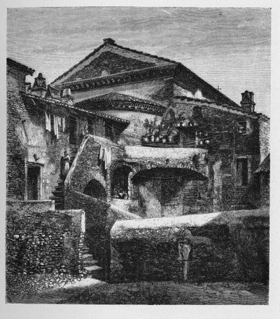 Dějiny starověkého Říma. Římské rytiny z roku 1872 od Unbekannt