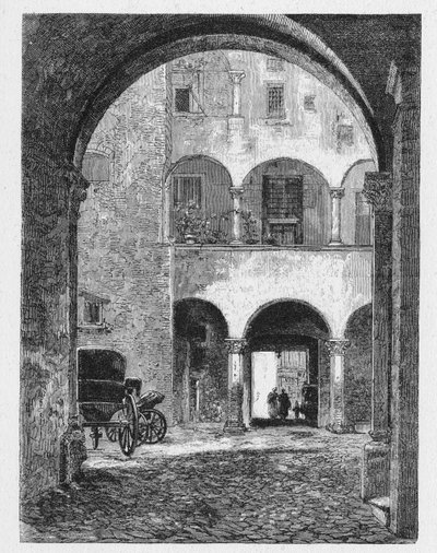 Dějiny starověkého Říma. Římské rytiny z roku 1872 od Unbekannt