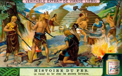Historie železa: železářství starých Germánů od Unbekannter Künstler