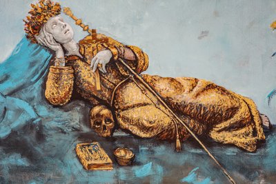 Svatá Rozálie od Igora Scalisiho Palminteriho. Ballaro. Palermo od Benjamin Baud