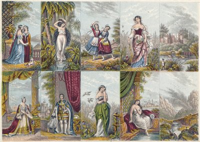 Ilustrace z roku 1851 od Unbekannter Künstler
