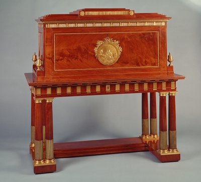 Císařský mahagonový tajemník, David Roentgen (1743-1807), něm. od Unbekannt