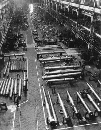 Uvnitř 5 obchodu, Elswick Works, Newcastle upon Tyne od Unbekannter Künstler