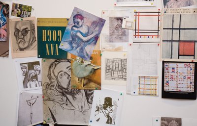 Interiér domu a ateliéru R. B. Kitaje, Los Angeles, USA, 2007 (foto) od Unbekannt
