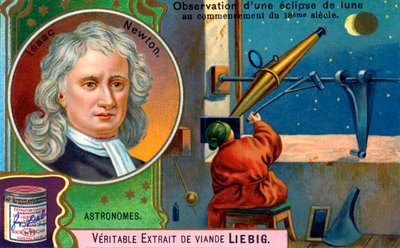 Isaac Newton od Unbekannter Künstler