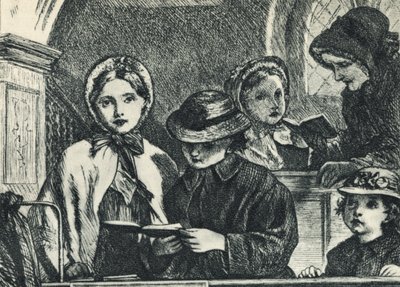 Isaac Watts - dřevoryt od Unbekannter Künstler