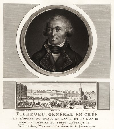 Jean Charles Pichegru, revoluční generál a náčelník armády Severu, později se připojil k roajalistům, zemřel ve vězení od Unbekannt