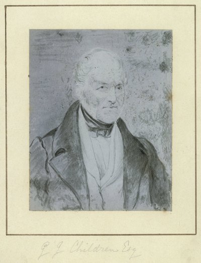 John George Children, anglický vědec, c 1841 od Unbekannt