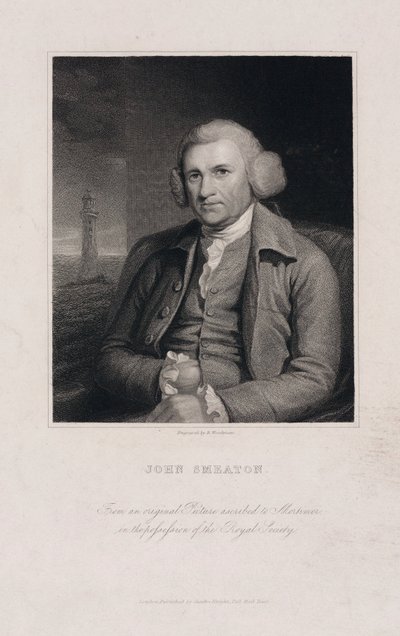 John Smeaton, anglický strojní a stavební inženýr, c 1770 od Unbekannt
