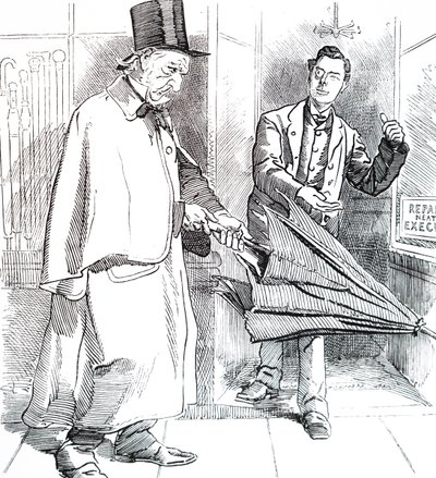 Joseph Chamberlain a William Ewart Gladstone. od Unbekannt